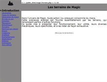 Tablet Screenshot of magic.jactari.info
